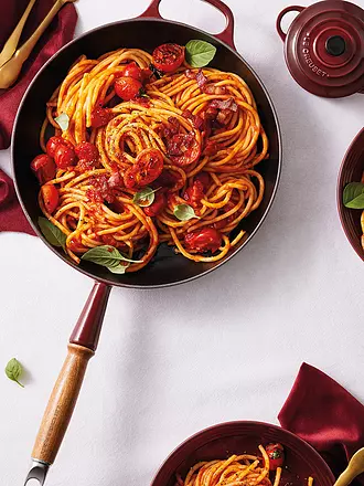 LE CREUSET | Poêle à frire Signature 28cm/2,6l Rouge Four | dunkelrot